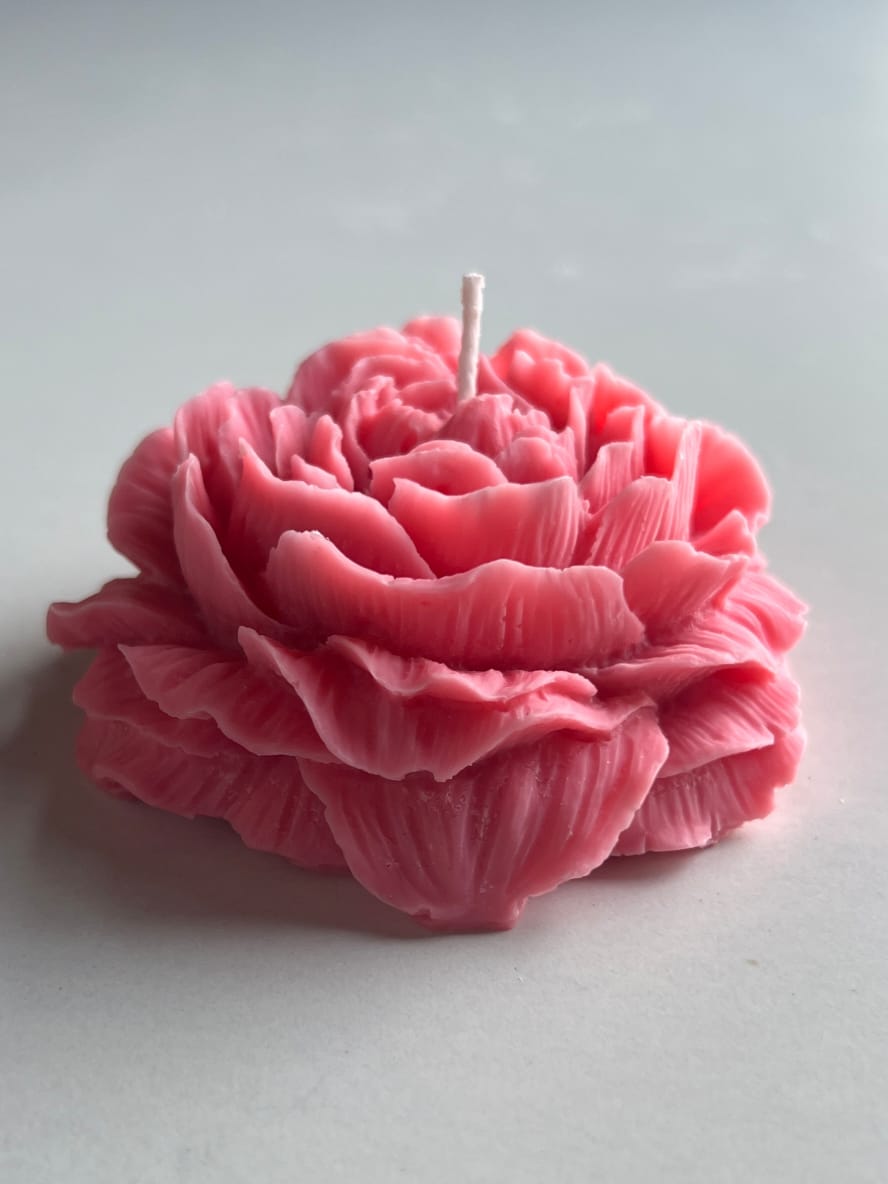 Peony Flower Scented Decorative Candle – Arak Candle