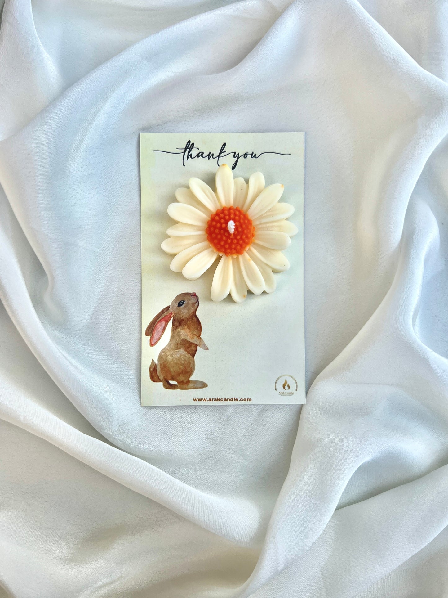 Daisy Flower Design Candle for Home Décor – Arak Candle