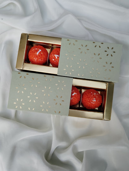 2 Piece Traditional Laddu Candle Gift Set – Arak Candle