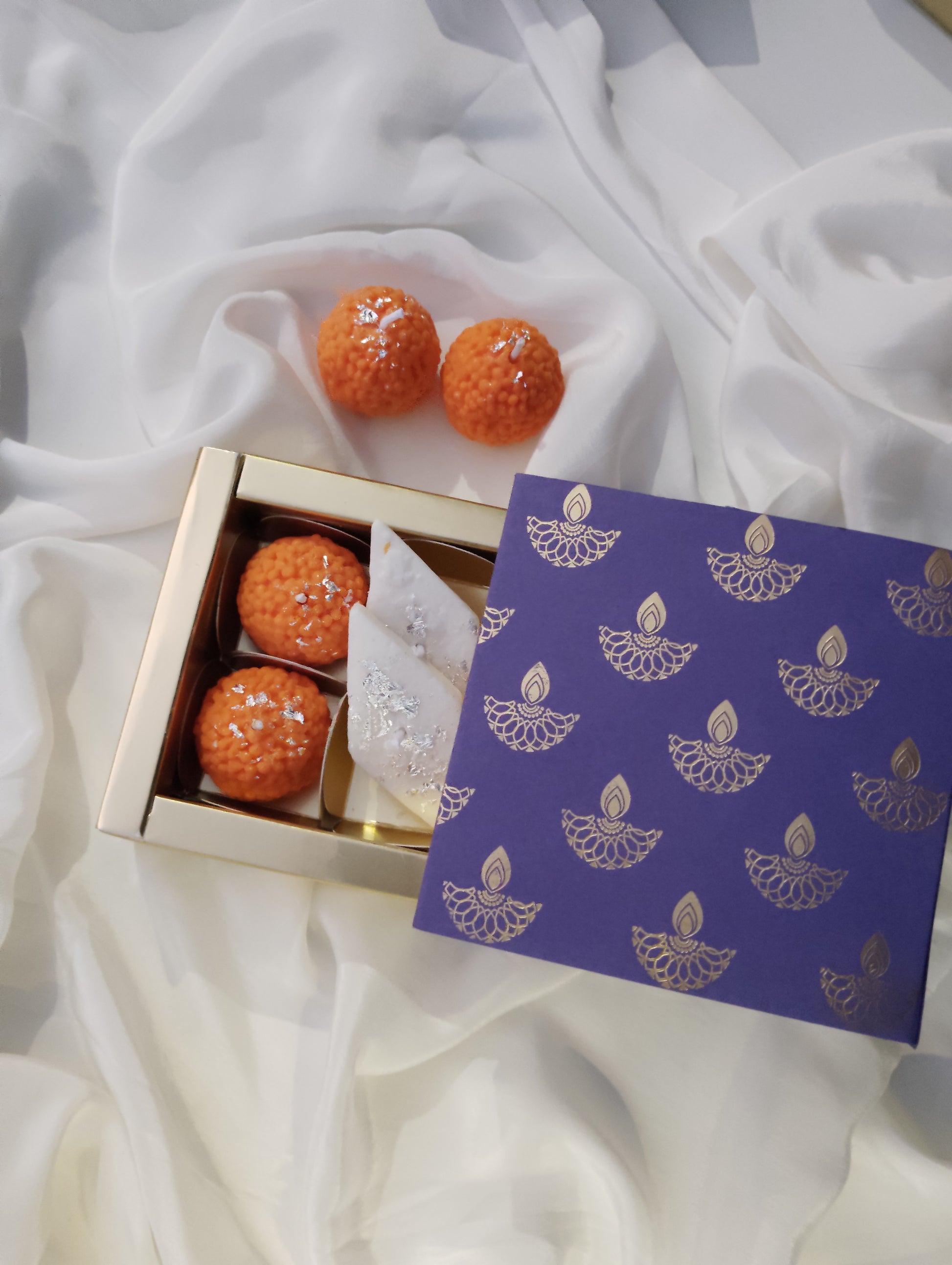 Handmade Laddu Katli Scented Candle – Arak Candle